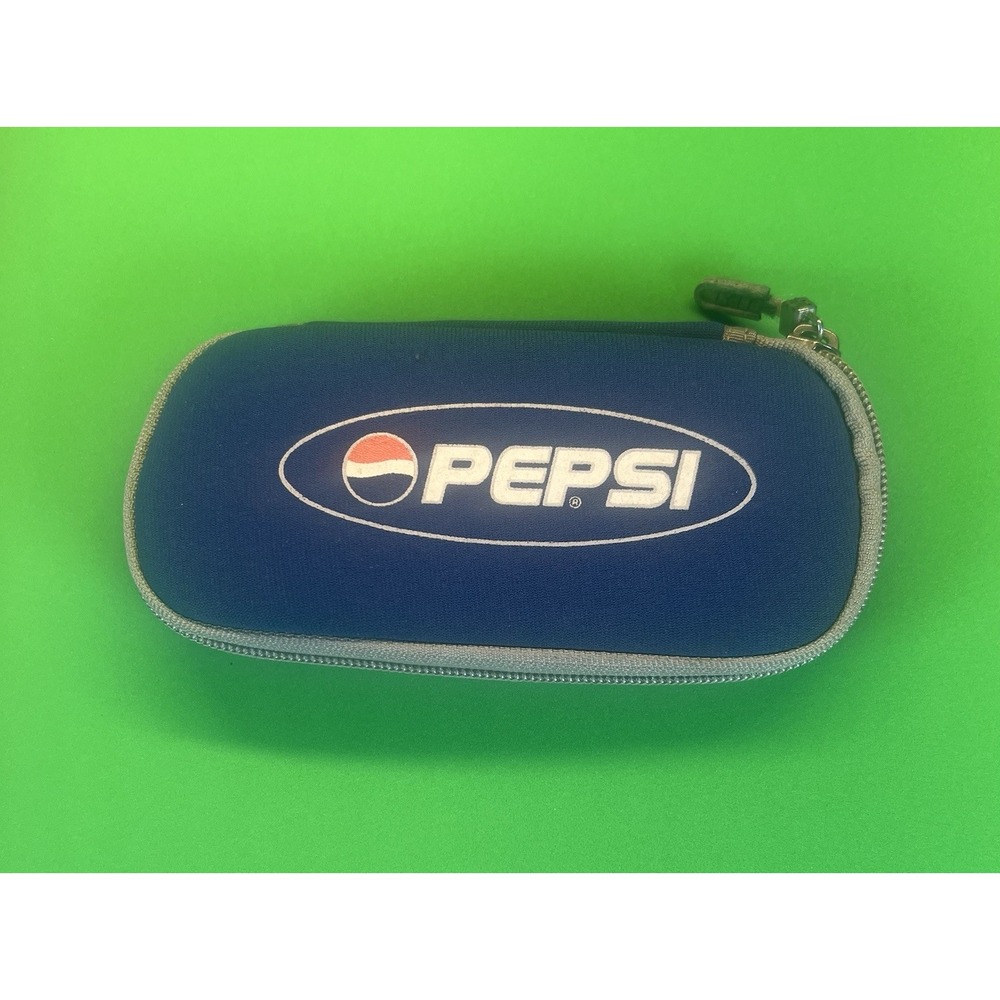 PEPSI COLA WATCH CIRCA 1997 IN ORIGINAL ZIPPER CASE Untested May Need‎ Battery